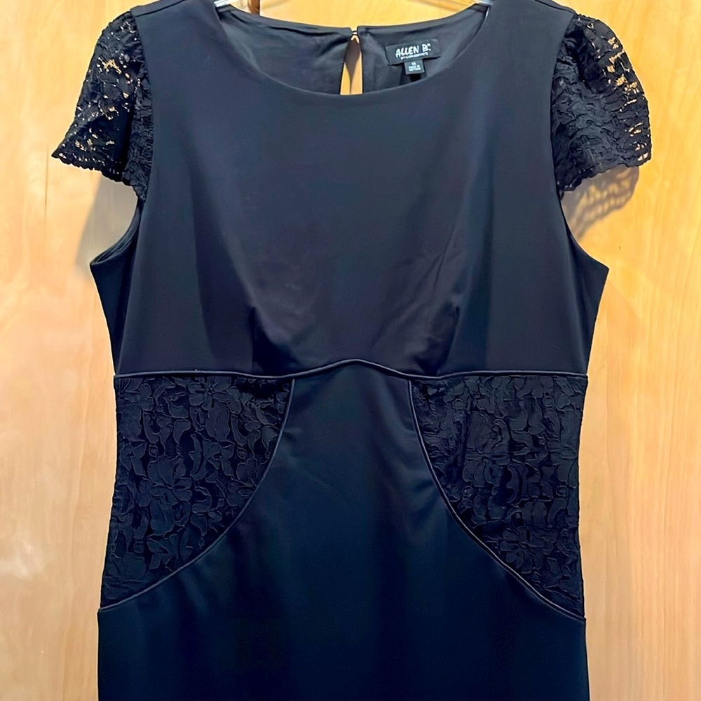 Black dress with lace